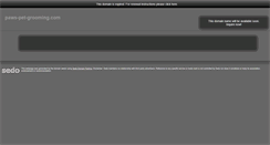 Desktop Screenshot of paws-pet-grooming.com